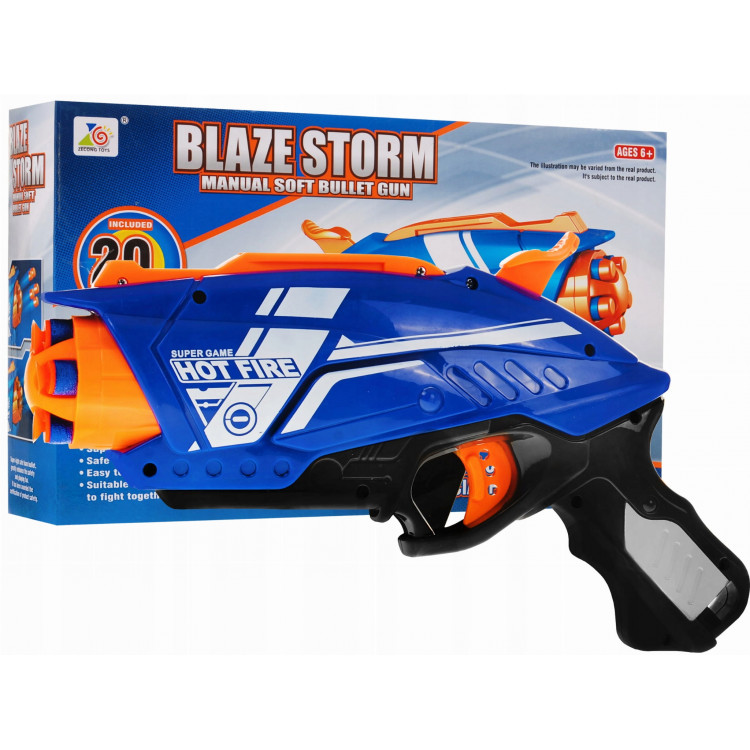 Detská zbraň Blaze storm + 20 nábojov 